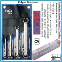 НЕМСКИ Ключове Звезди Комплект Е6-Е24 Блистер 4 броя BGS + ЛЕД ФЕНЕР