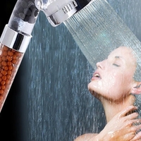 НЕМСКА Душ слушалка с турмалин и масажиращ ефект + ЛЕД ФЕНЕР