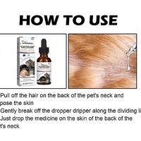 НЕМСКИ Капки против бълхи, кърлежи и въшки за домашни любимци, Ефективен контрол на вредителите + ЛЕД ФЕНЕР