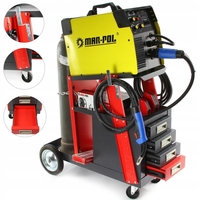 НЕМСКА Количка за Заваръчни Апарати MAR-POL M66612 с 4 чекмеджета + ЛЕД ФЕНЕР
