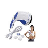 НЕМСКИ Стягащ масажор за тяло с 4 накрайника и отслабващ ефект + ЛЕД ФЕНЕР