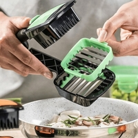 НЕМСКО Компактно кухненско ренде Nicer Dicer Quick, Топлоустойчиво + ЛЕД ФЕНЕР