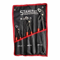 НЕМСКИ Комплект Клещи Гарги STAHLMAYER 175/250/300 мм 3 броя + ЛЕД ФЕНЕР