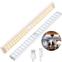 НЕМСКИ LED лампа безжична със сензор и магнит 30см 40Leds + ЛЕД ФЕНЕР