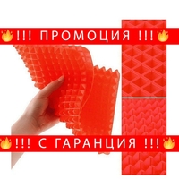 НЕМСКА Незалепваща релефна силиконова подложка за топло сервиране и отцеждане, Равномерно разпределение на топлината + ЛЕД ФЕНЕР