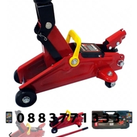 НЕМСКО ПРОМО Подпорни Стойки за Автомобил 3 тона 290-420мм и Хидравличен Крик 2 тона 135-320мм MAR-POL Полша + ЛЕД ФЕНЕР