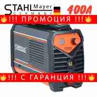 НЕМСКИ Инверторен Електрожен 400А STAHLMAYER с дисплей от 1 до 5ММ INVERTER + ЛЕД ФЕНЕР