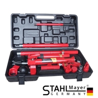 НЕМСКА Хидравлична Разпъвачка 10 тона Tенекеджийска STAHLMAYER + ЛЕД ФЕНЕР