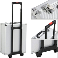 НЕМСКИ Куфар с Инструменти 499 части на колела STAHL MAYER. Tресчотка, тресчотни ключове, отвертки. + ЛЕД ФЕНЕР