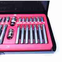 НЕМСКО Гедоре 108 части + Накрайници Рико 41 части Rico 41 + STAHLMAYER Комплект + ЛЕД ФЕНЕР