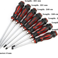 НЕМСКИ Комплект Удaрни Отвертки Магнитни 7 Части + ЛЕД ФЕНЕР