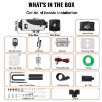 НЕМСКИ 5KW дизелов въздушен отоплител + ЛЕД ФЕПЕР