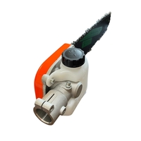 НЕМСКИ Верижен Накрайник Приставка за Тример – Кастрачка Тип Резачка 12″ 30см STAHLMAYER + ЛЕД ФЕНЕР