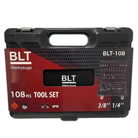 НЕМСКО Гедоре 108 Части 1/4“ & 3/8“ BLT Werkzeuge + ЛЕД ФЕНЕР