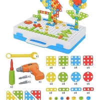 НЕМСКА Конструктор мозайка Creative Magic Panel 310 части + ЛЕД ФЕНЕР