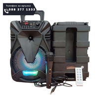 НЕМСКО Активна Bluetooth караоке тонколона 8