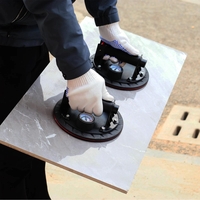 НЕМСКИ Акумулаторен Вакуум за Повдигане на Плочки Стъкло и други. 24V HAWEK Вакумна Вендуза за стъкла Вакум Помпа Акумулаторна + ЛЕД ФЕНЕР