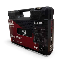 НЕМСКО Гедоре 108 Части 1/4“ & 3/8“ BLT Werkzeuge + ЛЕД ФЕНЕР