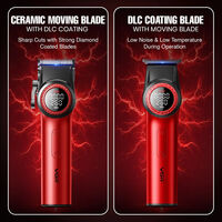 НЕМСКИ VGR V-001PRO & V-977–Професионален Бръснарски Комплект (ЗЛАТЕН)