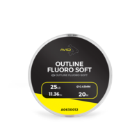 OUTLINE FLUORO 20m- 25lb/11.36kg- .45mm