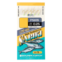Golden Catch Aji Sabiki FS105 №8 Natural(5 hooks)
