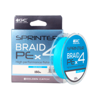 Golden Catch Braided Line Sprinter PE X4 150m Blue #2.5
