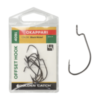 Golden Catch Offset Hook Okappari 4091BN №4/0(3pcs)