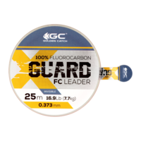 Golden Catch X-Guard Fluorocarbon Leader 25m 0.373mm