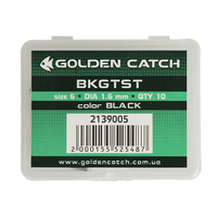 Golden Catch Top Guide BKGTST 6-1.8mm Black(10pcs)