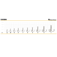 Zeox Treble Hook Basic 330BN №4(30pcs)