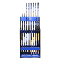 Zeox Rod Stand For 16 Rods Blue