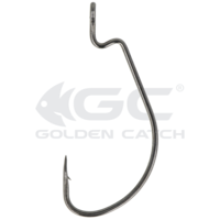 Golden Catch Offset Hook Okappari 4091BN №2/0(4pcs)