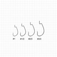 Golden Catch Offset Hook Skinny Rip 4078BN №1/0(5pcs)