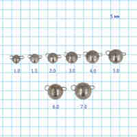 Golden Catch Tungsten Dismountable Sinker Natural 3.0g(5pcs)