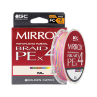 Golden Catch Braided Line Mirrox PE X4 150m Multicolor #1.5