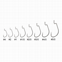 Golden Catch Offset Hook Okappari 4091BN №5/0(3pcs)