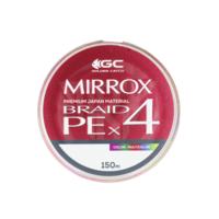 Golden Catch Braided Line Mirrox PE X4 150m Multicolor #1.2