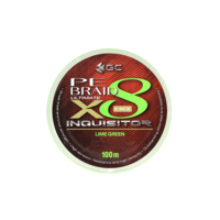 Golden Catch Braided Line Inquisitor PE X8 100m Lime Green #1.0