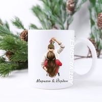 🎄 Персонализирана коледна чаша за любимия/ ата