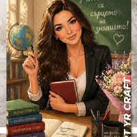 🍎 Дигитална карикатура за учител ✨