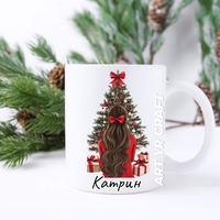 🎄 Персонализирана коледна чаша за любимия/ ата
