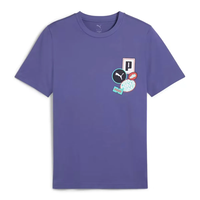 Puma Graphics Icon Tee blue crystal