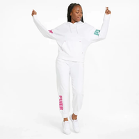 PUMA POWER COLORBLOCK HOODIE TR WHITE