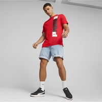 PUMA ESS+ Logo Lab Red TEE