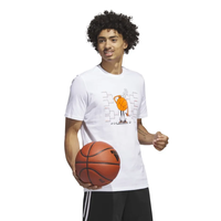 ADIDAS LIL STRIPE BRACKET GRAPHIC SHORT SLEEVE BASKETBALL TEE