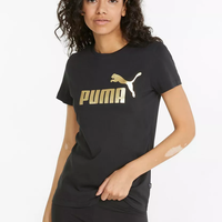 PUMA Women ess+ Metallic Logo tee