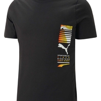 PUMA GRAPHICS MULTICOLOR TEE BLACK