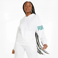 PUMA POWER COLORBLOCK HOODIE TR WHITE