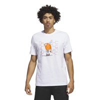 ADIDAS LIL STRIPE BRACKET GRAPHIC SHORT SLEEVE BASKETBALL TEE