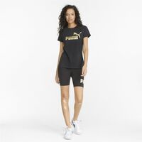 PUMA Women ess+ Metallic Logo tee